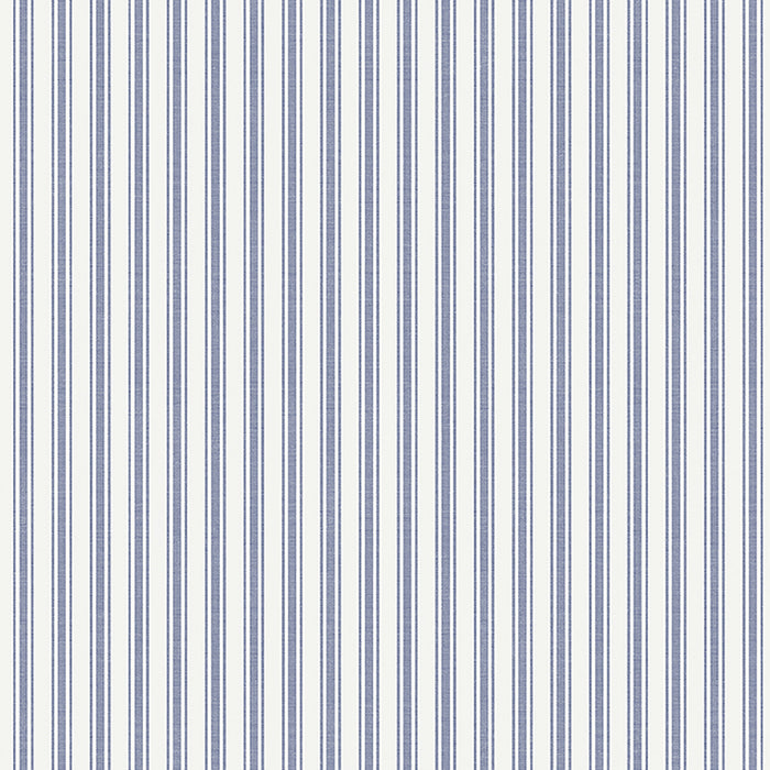 Schumacher Aspo Stripe Blue Wallpaper Sample 8870