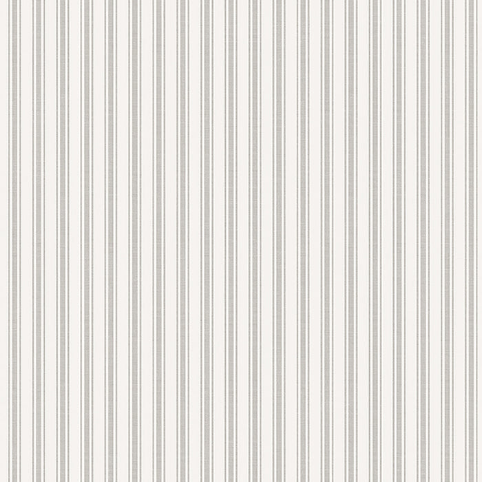 Schumacher Aspo Stripe Stone Wallpaper 8872