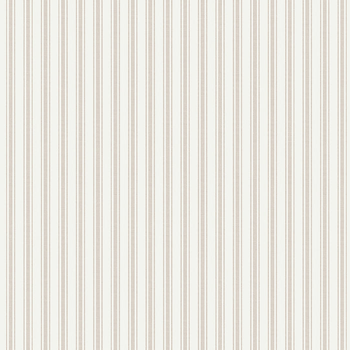 Schumacher Aspo Stripe Sand Wallpaper 8873
