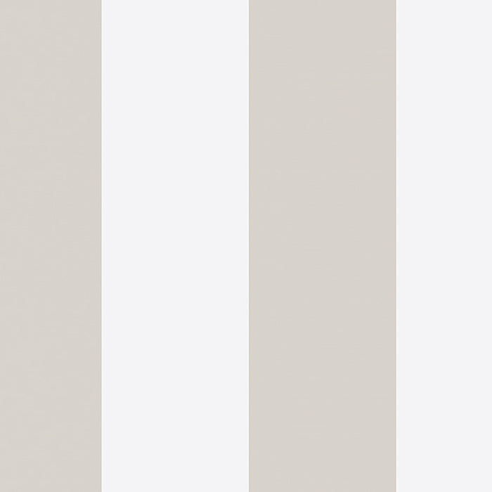 Schumacher Orust Stripe Stone Wallpaper 8879