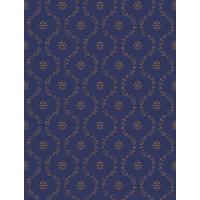 Cole & Son Clandon Navy Wallpaper Sample 88/3011.CS.0