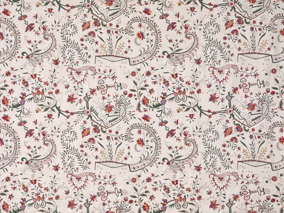 Braquenie Palais Des Vents Multicolore Fabric Sample B7676001