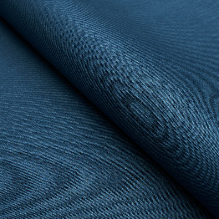 Schumacher Middleton Linen Navy Fabric 93229