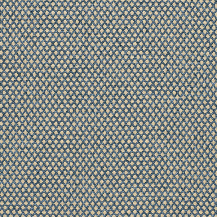 Schumacher Losange Boucle Prussian Fabric 94851