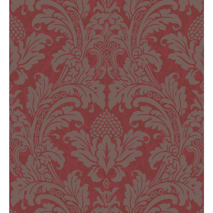 Cole & Son Blake Red And Silver Wallpaper Sample 94/6034.CS.0