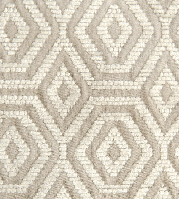Aldeco Geometric Drops White Star Fabric Sample A9GEOM0001