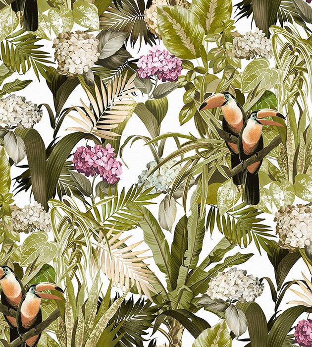 Aldeco Blooming Natural Sunlight Fabric A9BLOM0002