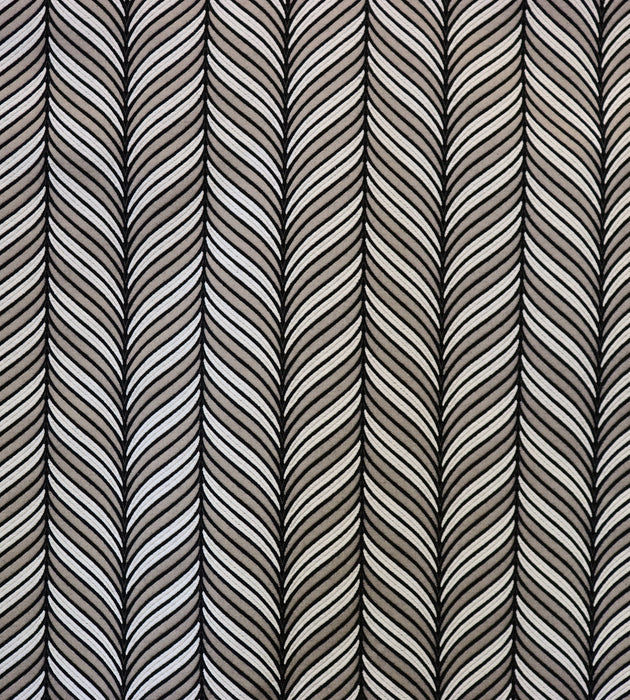 Aldeco Carousel Cord White Taupe Fabric Sample A9CARO0002