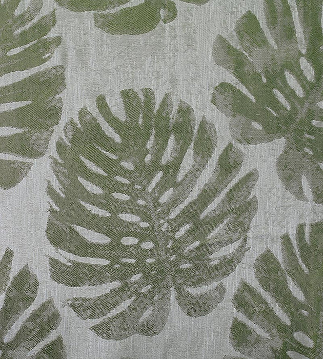 Aldeco Palm Leaves Deep Forest Green Fabric Sample A9PALM0002