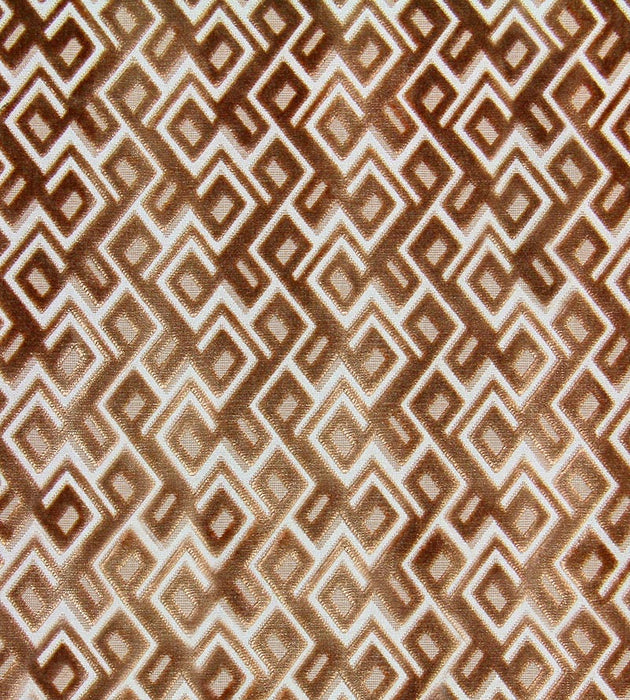 Aldeco Anni Jacquard Velvet Sunset Linen Fabric A9ANNI0003