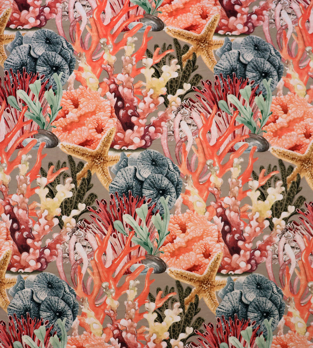 Aldeco Sealife Velvet Deep Reef Fabric Sample A9SEAL0003