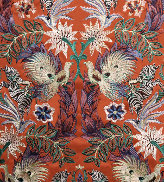 Aldeco Zeus Terracotta Fabric Sample A9ZEUS0003