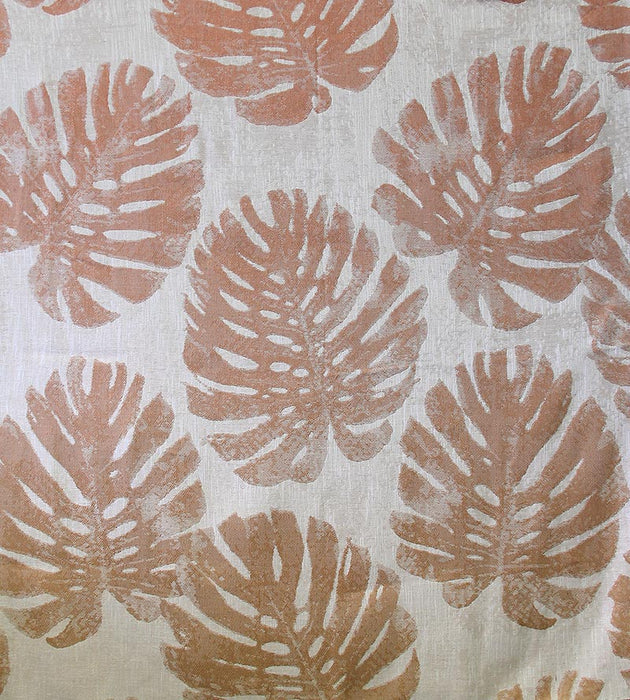 Aldeco Palm Leaves Chic Salmon Fabric A9PALM0004