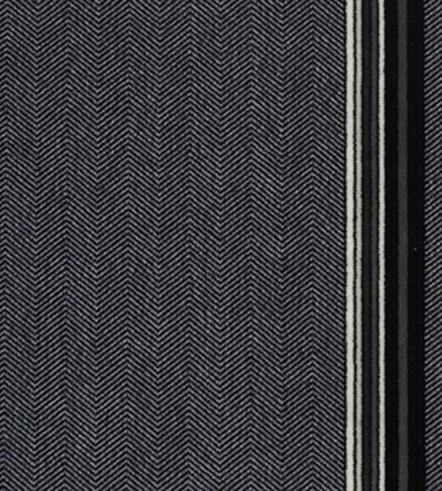 Aldeco Dizzy Velvet Black & White Fabric Sample A918380005