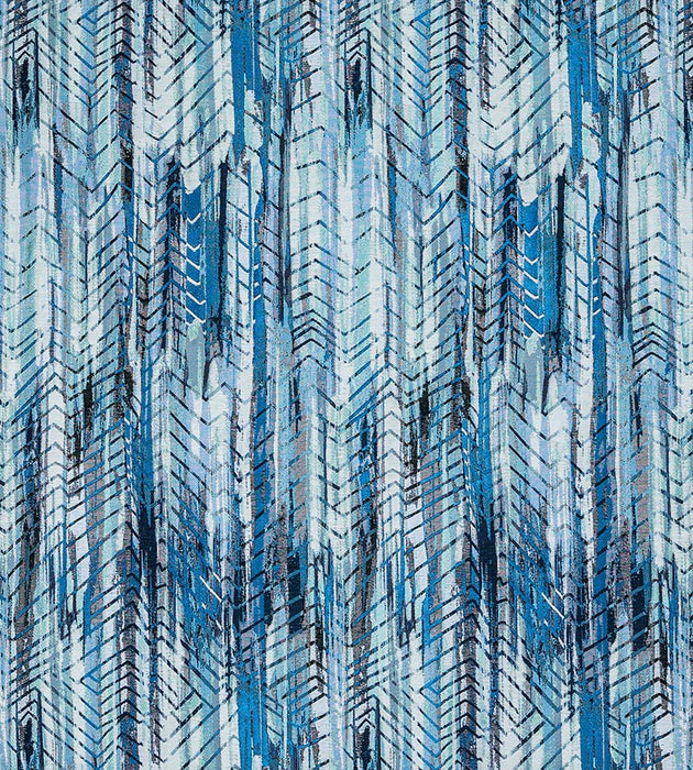Aldeco Bohemian Aqua Blue Shades Fabric A933000005