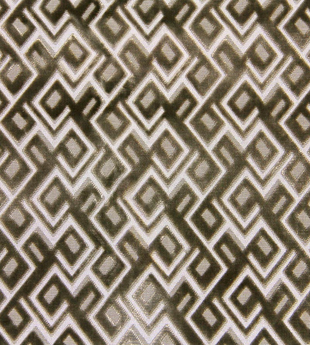 Aldeco Anni Jacquard Velvet Greige Linen Fabric A9ANNI0005