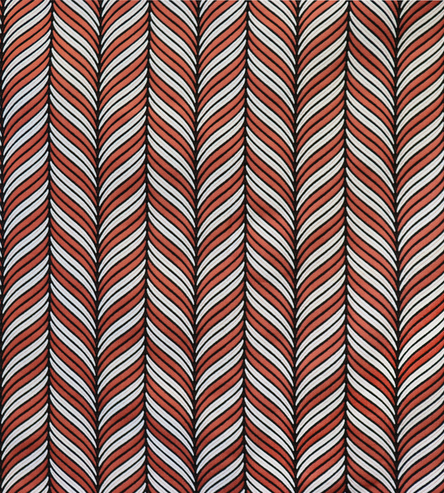 Aldeco Carousel Cord Terracotta Fabric A9CARO0005