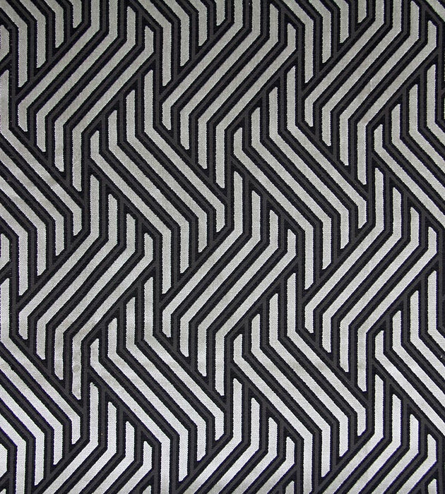 Aldeco Modernist Jacquard Velvet Chicory Coffee Fabric A9MODE0005