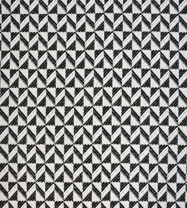 Aldeco Terrasse - Outdoor Fr White Anthracite Fabric Sample A9TERRA0005