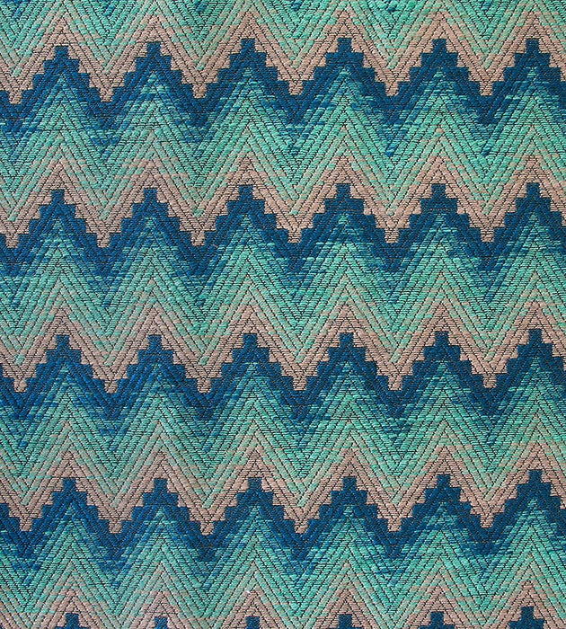 Aldeco Blossom Diva Aqua Blue Fabric Sample A9BLOS0006