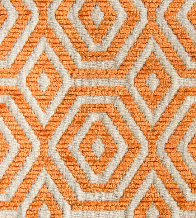 Aldeco Geometric Drops Orange Koi Fabric A9GEOM0007