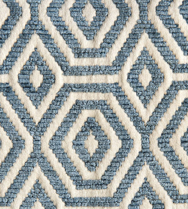 Aldeco Geometric Drops Orion Blue Fabric A9GEOM0009