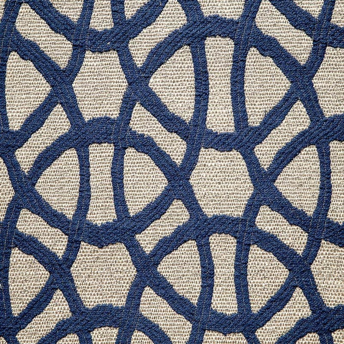 Calvin Celtic Circles King''s Blue Fabric Sample AH603