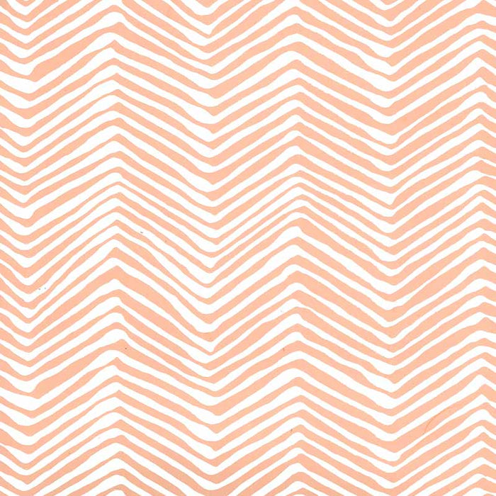Alan Campbell Petite Zig Zag Peach Wallpaper AP303-4