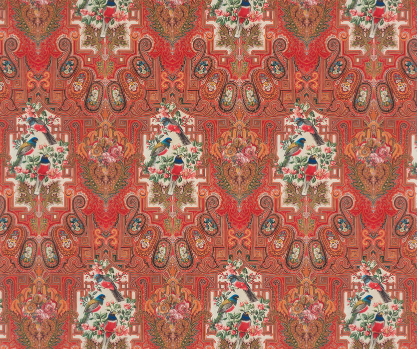 Braquenie Les Oiseaux Diamants Multicolore Wallpaper BP323001