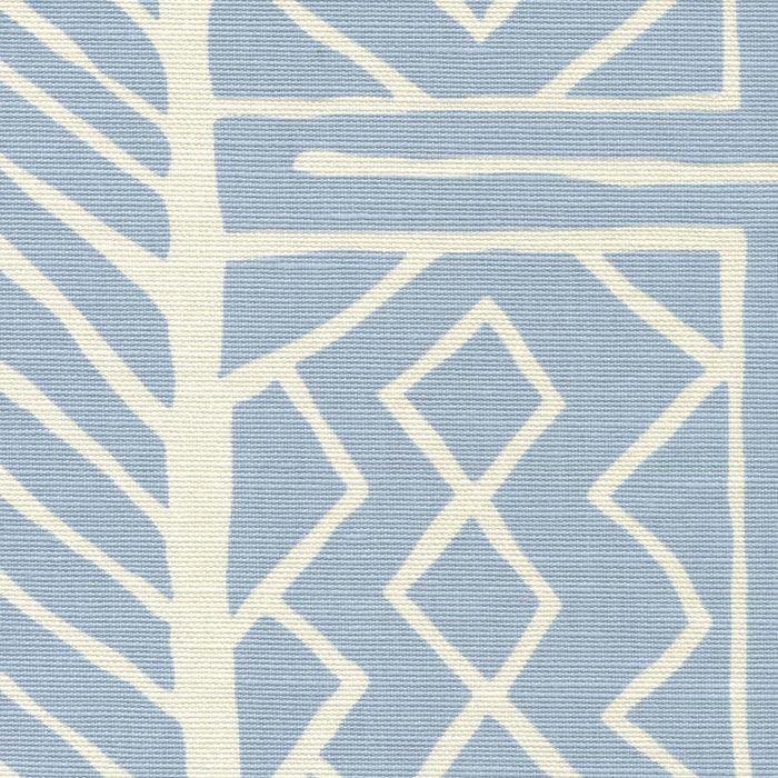 Alan Campbell Aruba Ii Background Windsor Blue Fabric Sample AC812-01