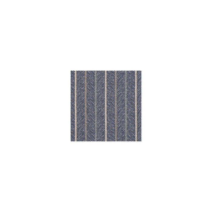 GP & J Baker Silverton Stripe Indigo Fabric BF10396.6.0