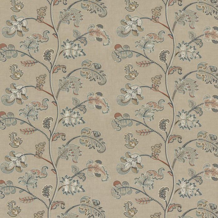 GP & J Baker Alderwood Teal Fabric BF10769.2.0