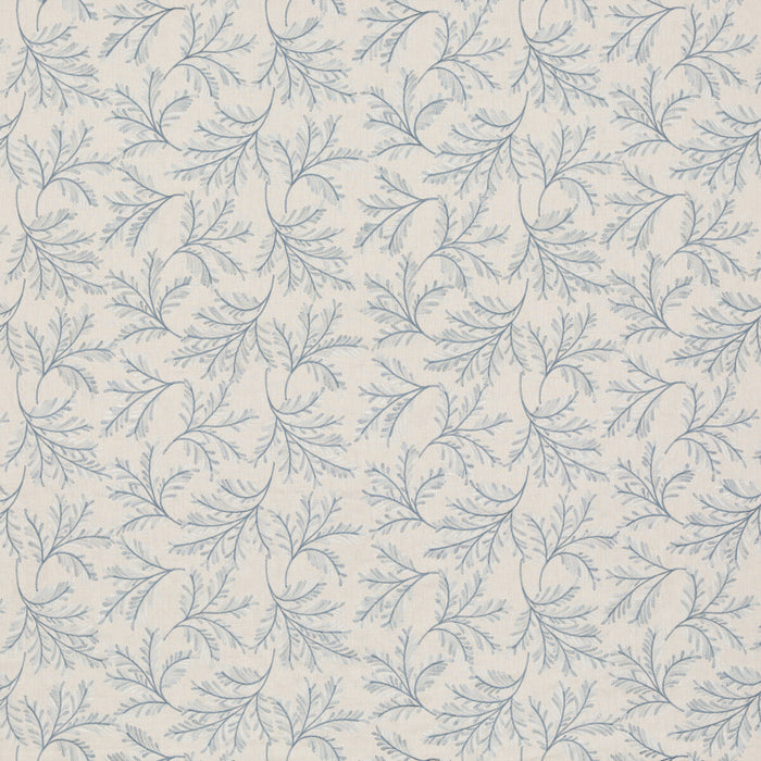 GP & J Baker Chelsea Fern Blue Fabric Sample BF10945.660.0