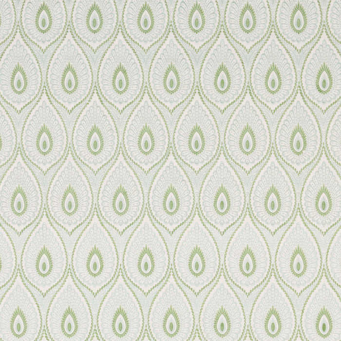 GP & J Baker Ashmore Aqua/Green Fabric Sample BF10955.6.0