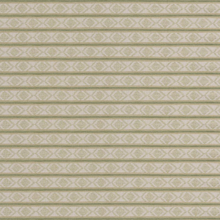 GP & J Baker Burford Stripe Green Fabric BF11034.8.0
