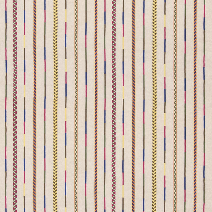 GP & J Baker Backdrop Fuchsia/Blue Fabric BF11053.1.0