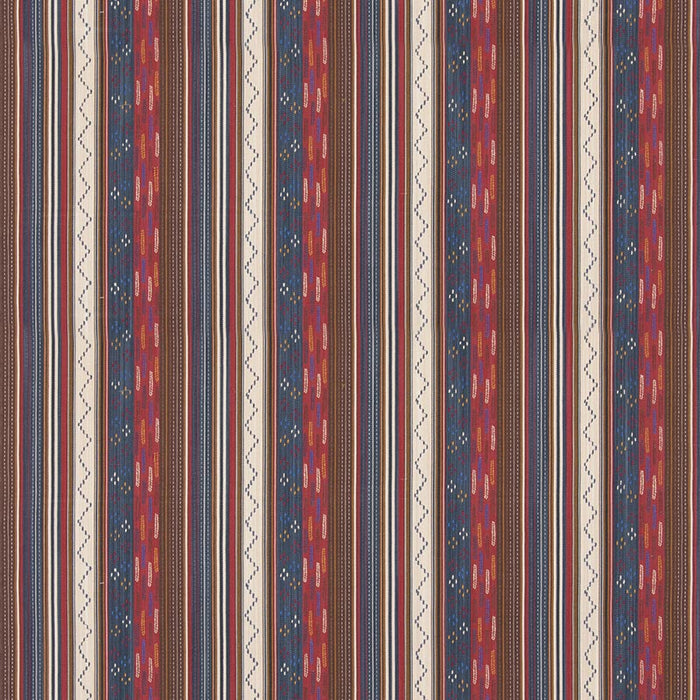 GP & J Baker Runaway Indigo/Red Fabric BF11060.2.0