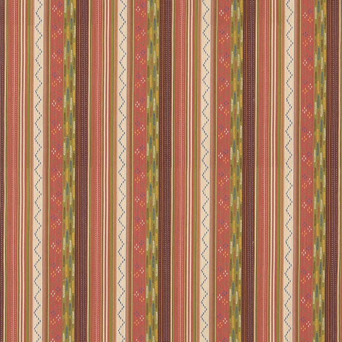 GP & J Baker Runaway Coral/Green Fabric BF11060.3.0