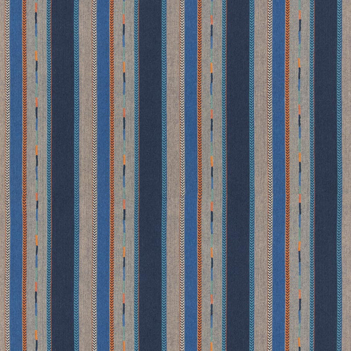 GP & J Baker Bunty Indigo Fabric BF11062.2.0