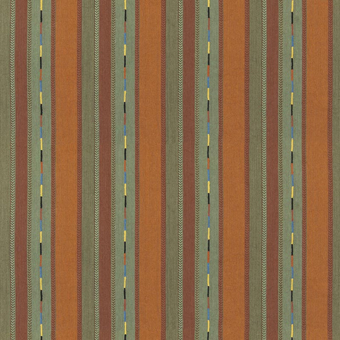 GP & J Baker Bunty Orange/Green Fabric BF11062.3.0