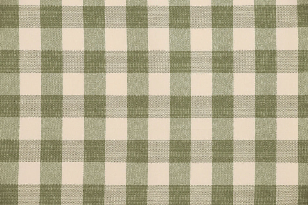 Le Manach Amalfi - Carreaux Olive Fabric Sample L4348009