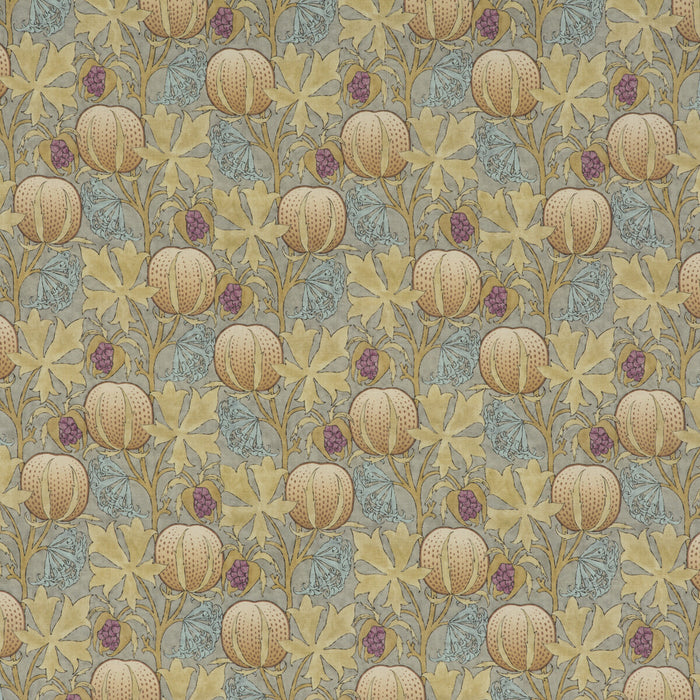 GP & J Baker Pumpkins Teal Fabric Sample BP10621.3.0
