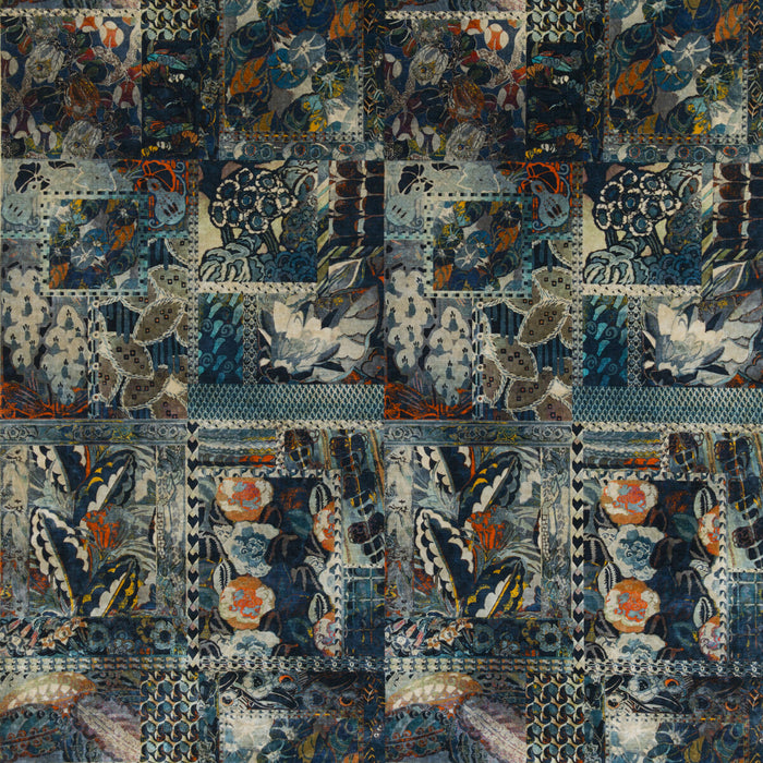 GP & J Baker Barcelona Teal Fabric BP10629.4.0