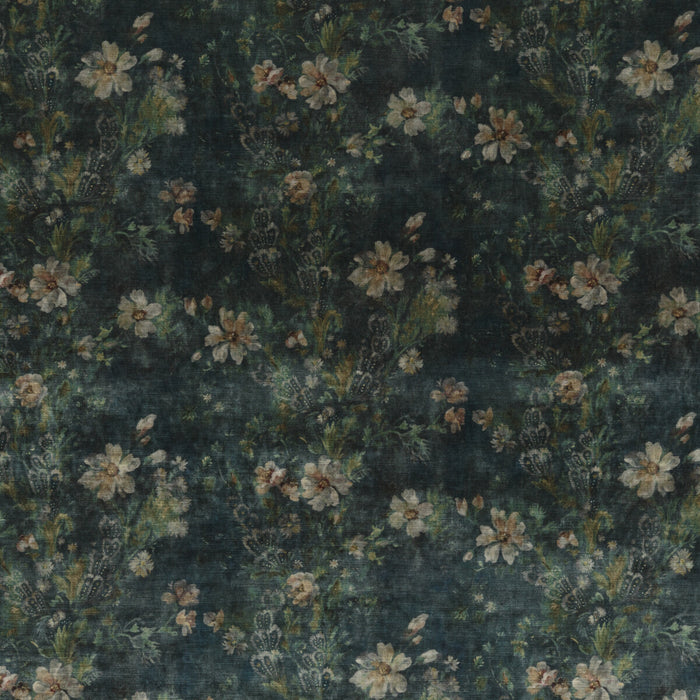 GP & J Baker Queen'S Garden Velvet Jade Fabric Sample BP10644.1.0