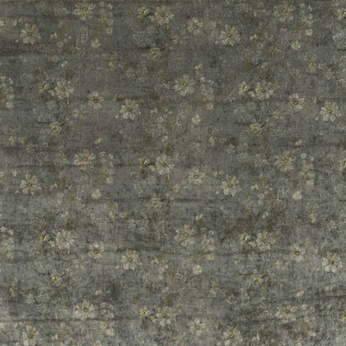 GP & J Baker Queen'S Garden Velvet Verdigris Fabric Sample BP10644.2.0