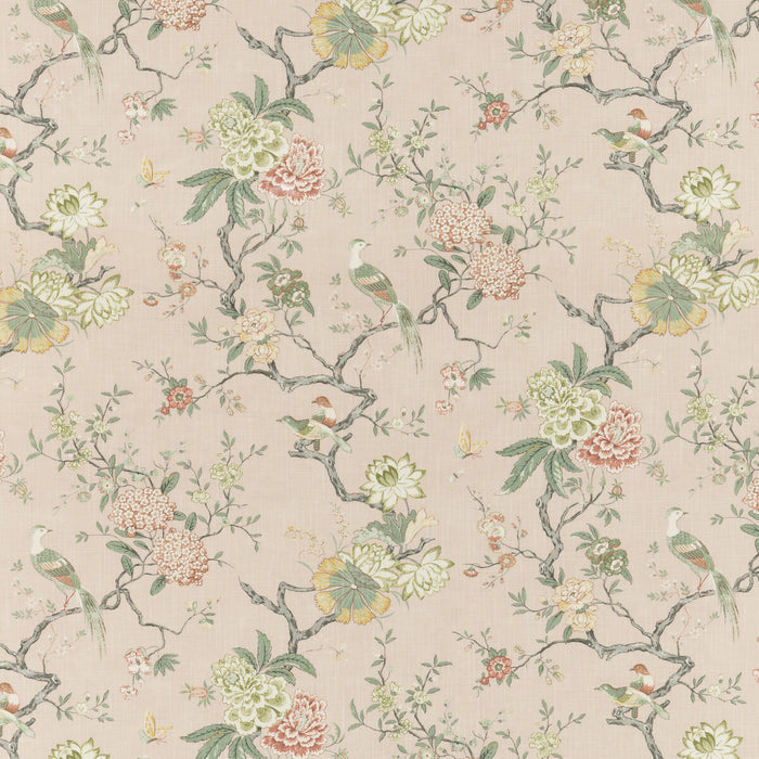 GP & J Baker Oriental Bird Signature Blush Fabric BP10771.1.0
