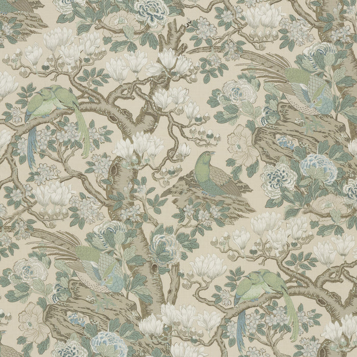 GP & J Baker Rockbird Signature Soft Blue Fabric Sample BP10773.3.0
