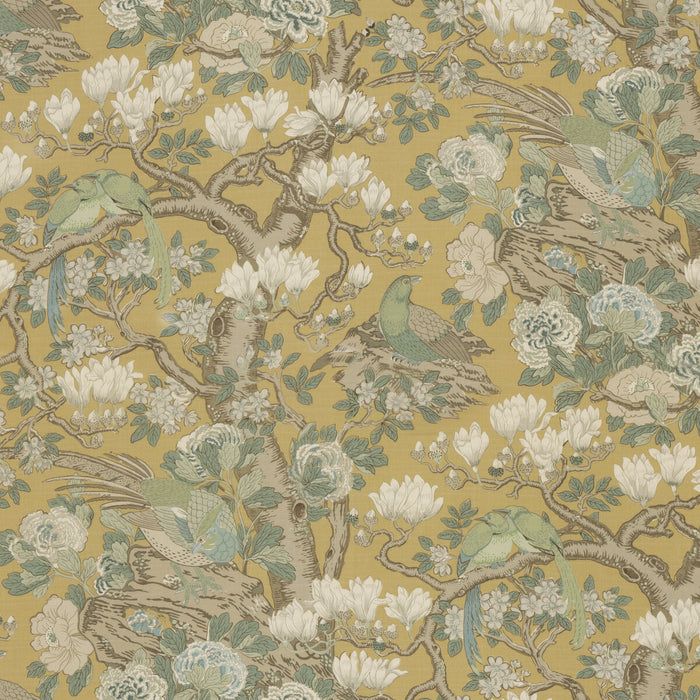GP & J Baker Rockbird Signature Ochre Fabric BP10773.4.0