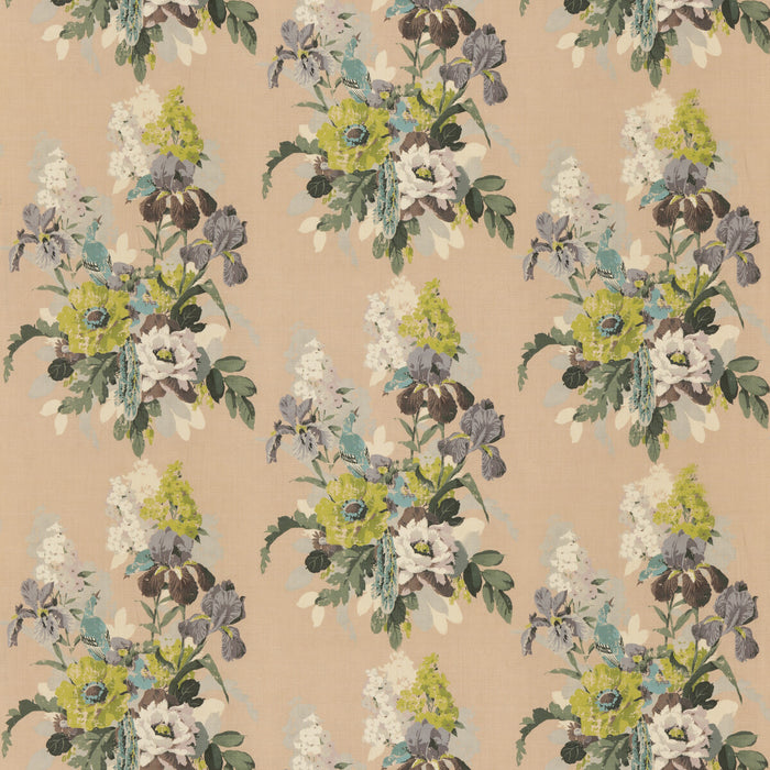 GP & J Baker Bird & Iris Blush Fabric BP10774.1.0