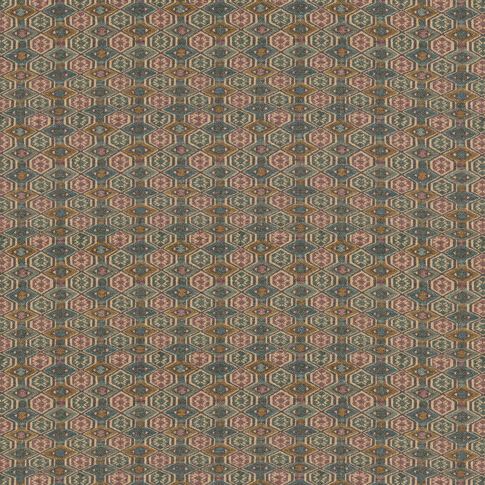 GP & J Baker Balfour Teal Fabric BP10855.3.0